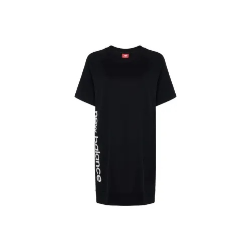 New Balance Short-Sleeved Dresses Women's Black