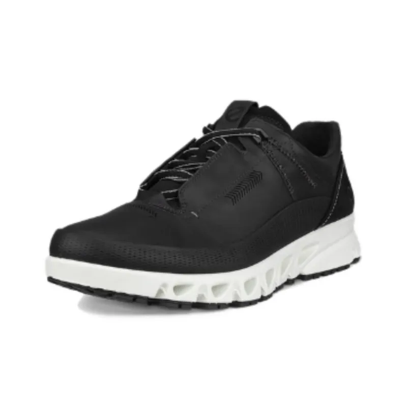 Ecco Multi Vent Cushioning, Slip Resistant, And Abrasion Resistant Low Top Casual Shoes Men's Black-2
