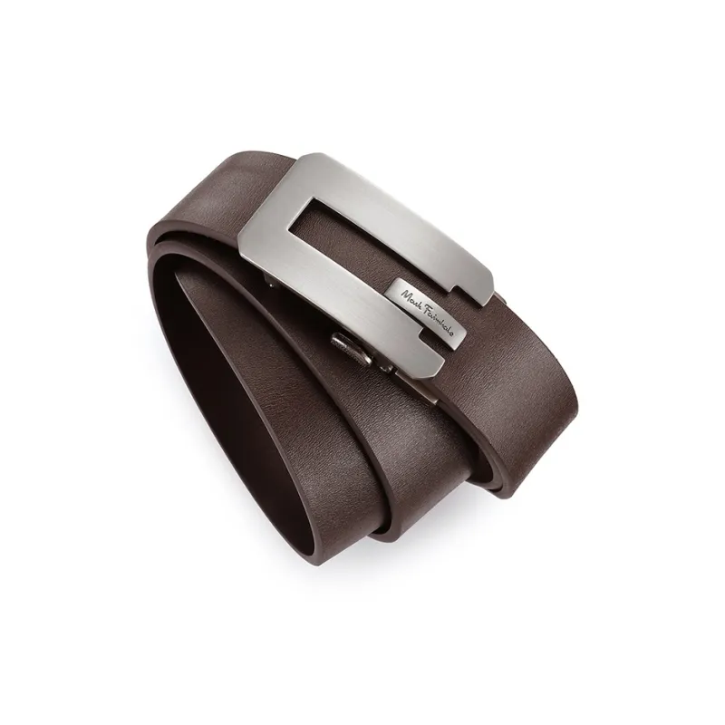 FAIRWHALE Cow Leather Belt Men's Width 3.5CM-5