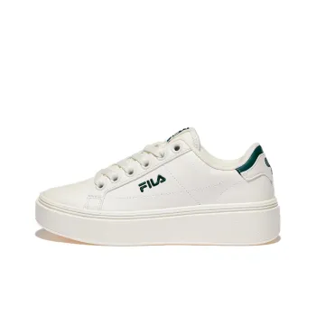FILA Cour Plumpy Durable Breathable Low Top Skateboard Shoes Unisex Beige