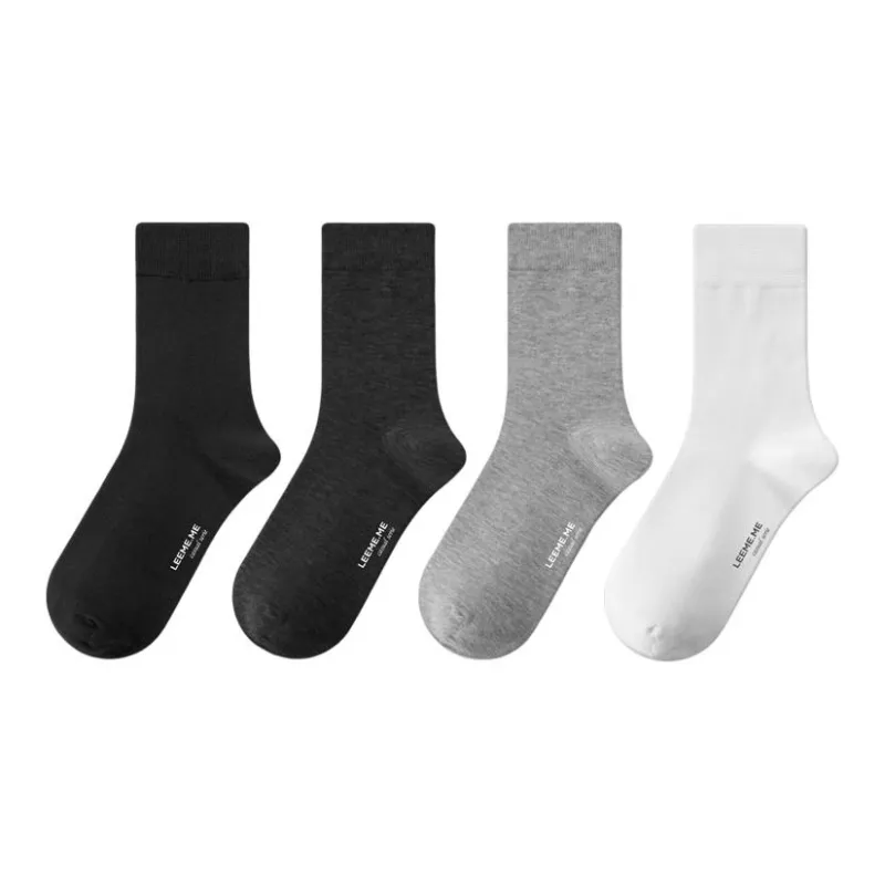 LEEME.ME Mid Calf Socks Men's 4 Pack-0