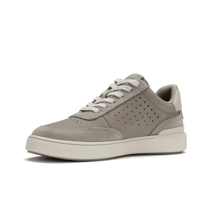 Clarks Slip Resistant Low Top Skateboard Shoes Men's Gray-1