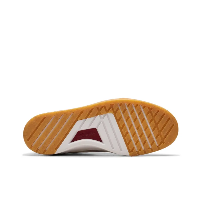 Clarks Art Movement Series Low Top Skateboard Shoes Men's Red Brown-4