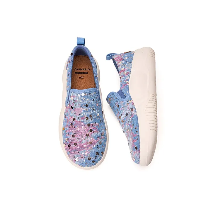 Joy&Mario Lightweight Height Increasing Low-Top Casual Shoes Women's-11