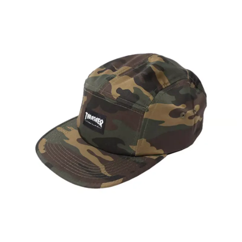 Thrasher Cotton Baseball Caps Unisex Black-8
