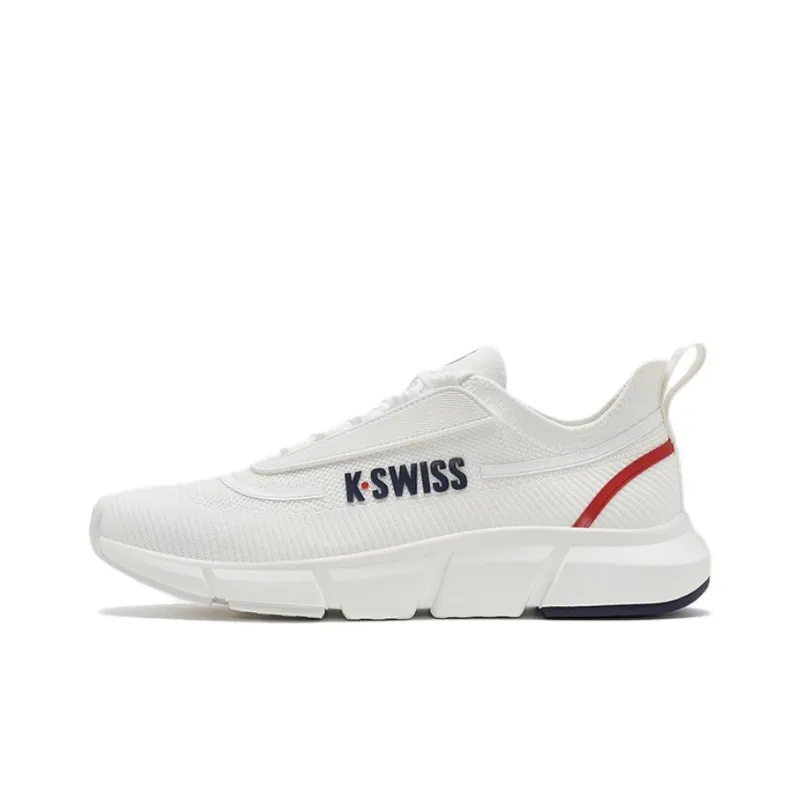 KSWISS Slip Resistant And Breathable Low Top Running Shoes Women's White-0