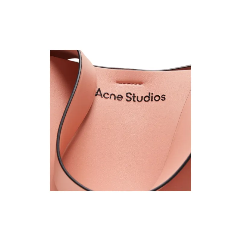 Acne Studios Musubi Calfskin Handbag Shoulder Bag Mini Women's Pink Orange-3