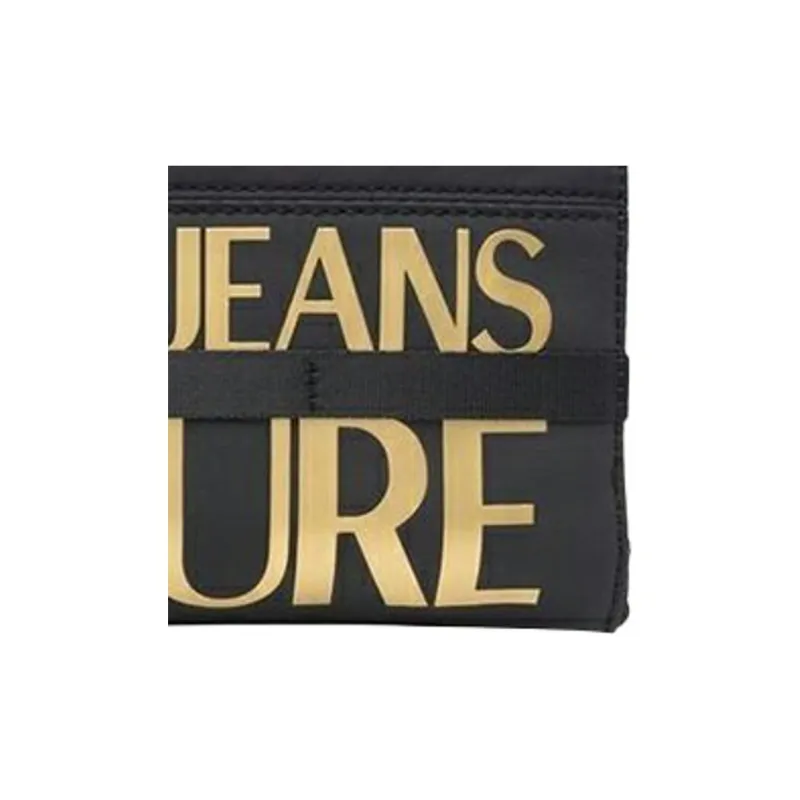 VERSACE JEANS COUTURE Nylon Clutches Wallets Regular Men's Black-4