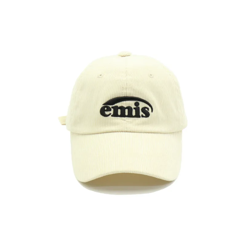 Emis Cotton Baseball Caps Unisex White-1