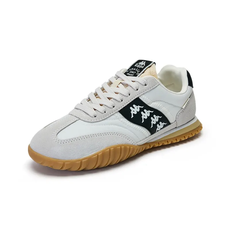 Kappa Non slip Wear resistant Shock Absorption Low Top Casual Running Shoes Unisex Gray-1
