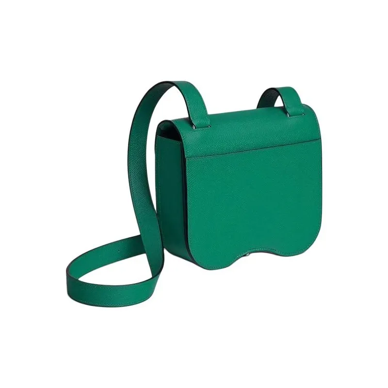 HERMES DellaDella Cavalleria Epsom Calfskin Crossbody Bag Shoulder Bag Mini Women's O6 Vert Jade Emperor Green-2