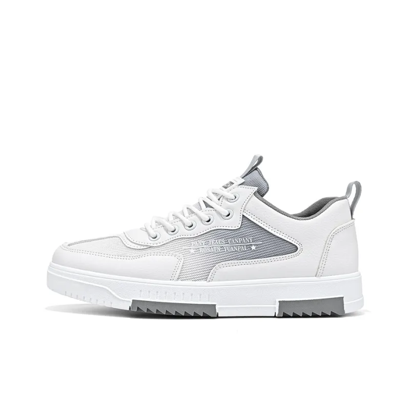 PLAY COBBLER Slip-Resistant Water-Resistant And Wear-Resistant Low-Top Skateboard Shoes Men's-0