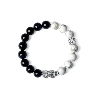 SEVEN COOK Obsidian Bracelets Men's