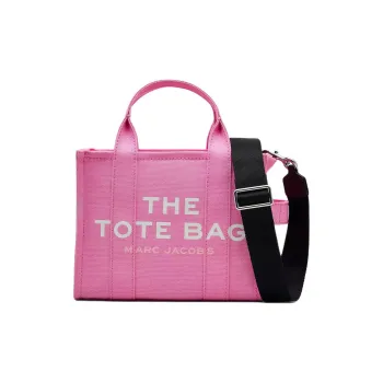 MARC JACOBS Cotton Canvas Bag, Tote Bag, Shopping Bag, Shoulder Bag, Handbag Trumpets Women's Petal Pink