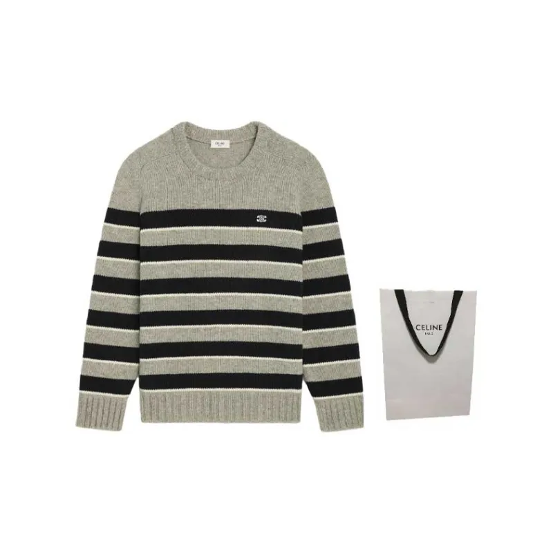 CELINE Triomphe Crewneck Sweater-2