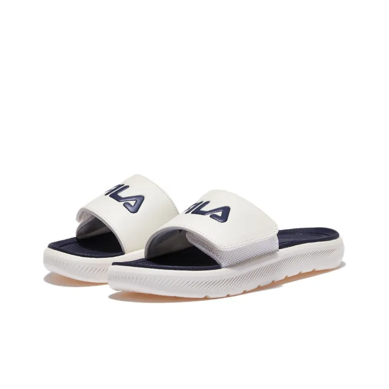 FILA Drifter Slide Slippers Unisex White Black-1