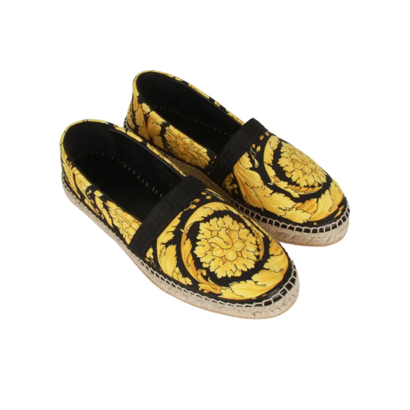 VERSACE Barocco-print Espadrilles-6