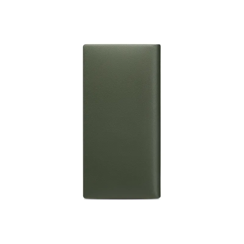 WilliamPOLO Cow Leather Wallet Regular Men's Army Green/Blue-1