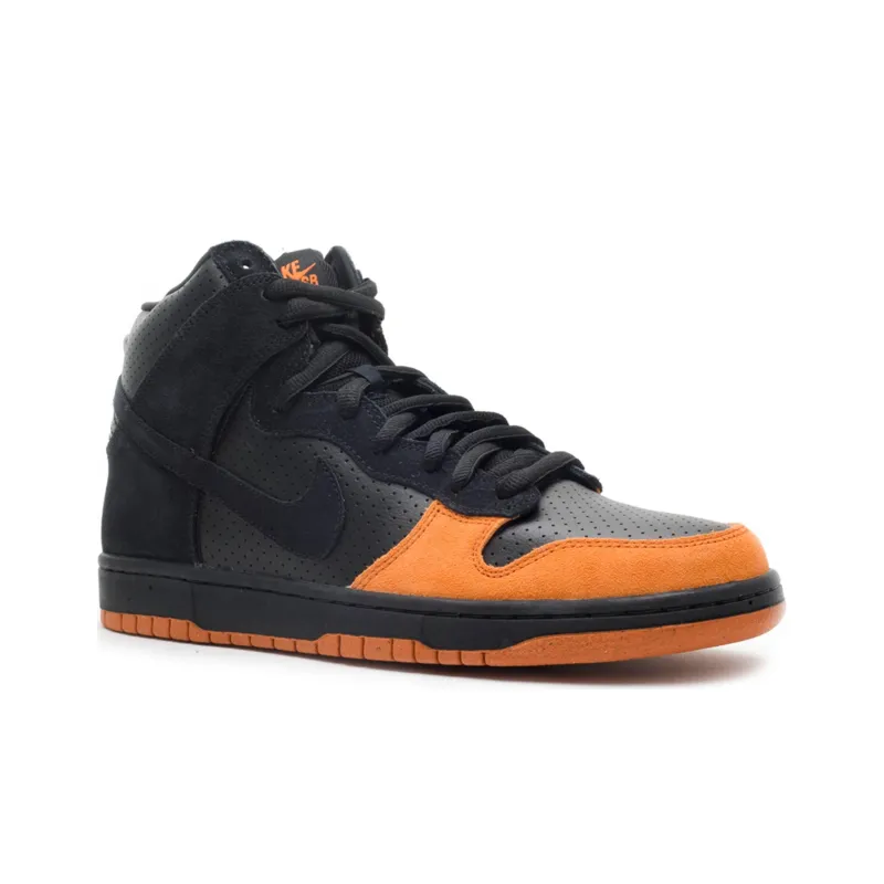 Nike Sb Dunk High Black Solar Orange-2