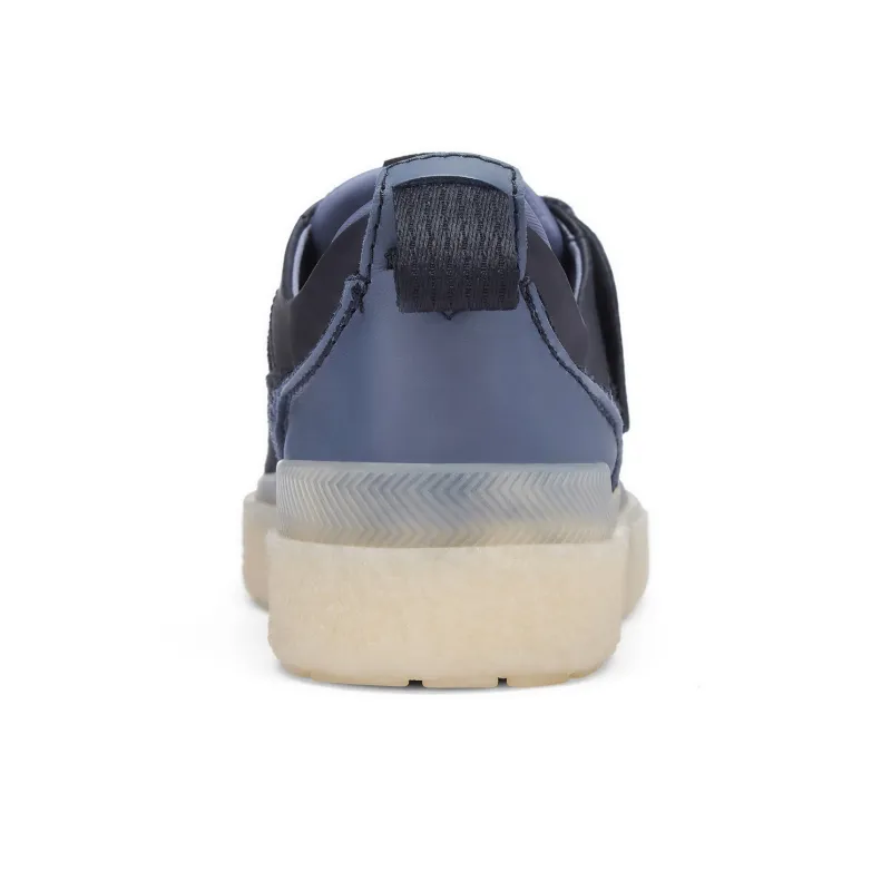 Clarks Low Top Skateboard Shoes Men's Blue-3