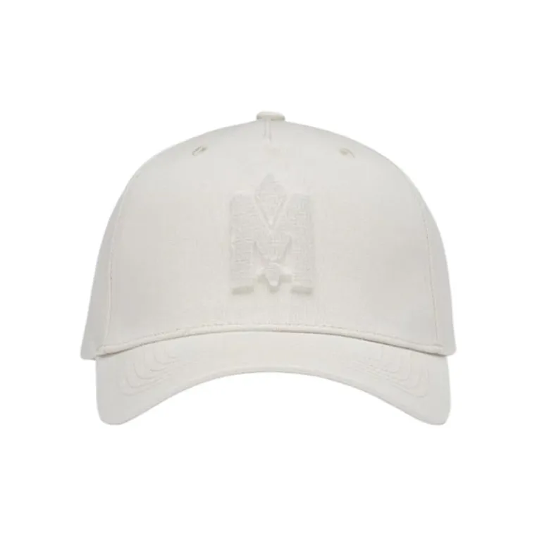 MACKAGE Cotton Baseball Caps Unisex Ecru-0
