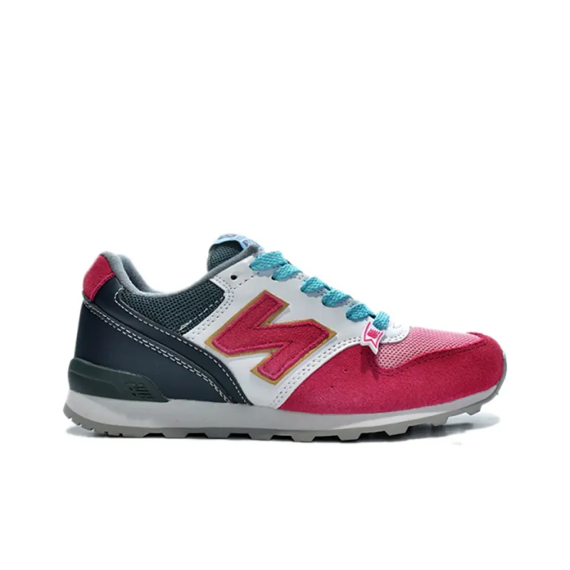 New Balance NB 996 Cushioning Anti Slip And Wear Resistant Low Top Running Shoes Women's White Purple-1