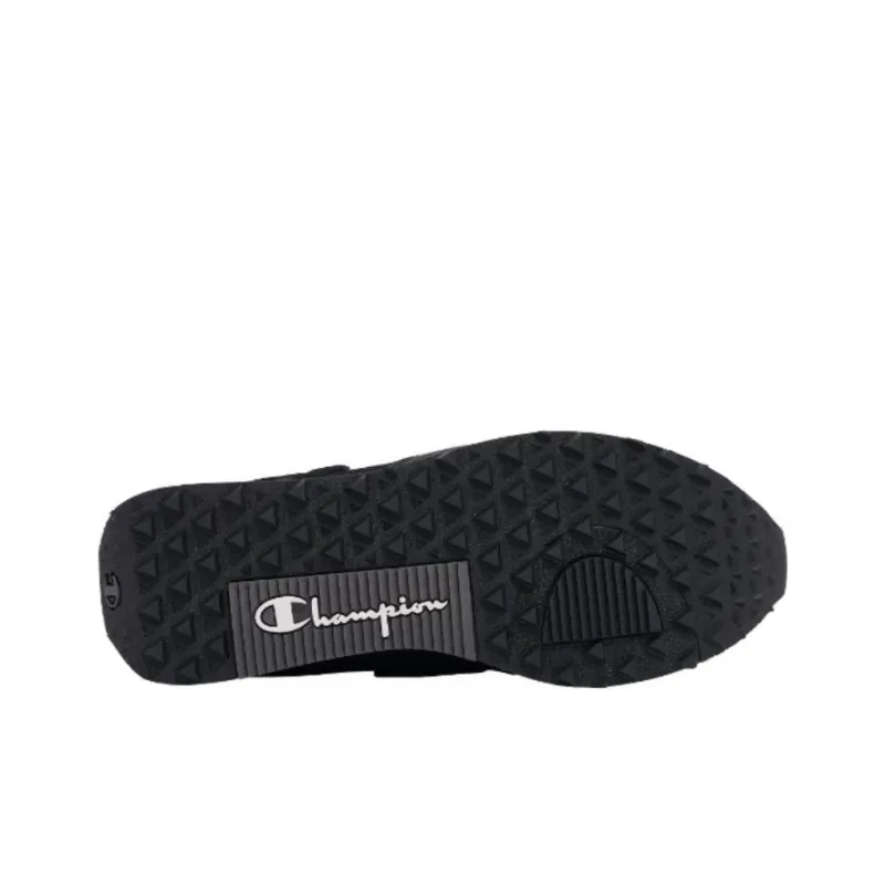 Champion Relay Future Wear-Resistant Low-Top Running Shoes Men's Black-4