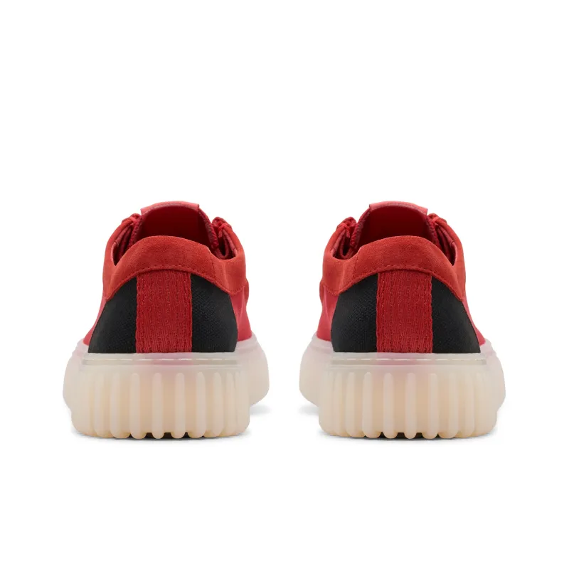 Clarks Casual Shoes Men Low Top Red-3