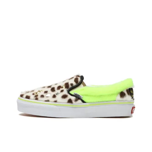 KIN SONGHE x True vans V98CF Slip-On Cushioning Wear-Resistant Low-Top Skateboard Shoes Unisex White Green