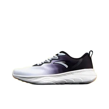Anta Cushioning Wear Resistant Low Top Training Shoes Men's White Purple