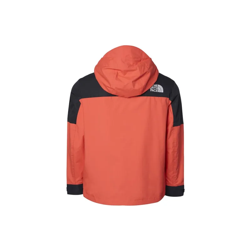 THE NORTH FACE Water Resistant Windbreaker Jacket Unisex Orange Red-1