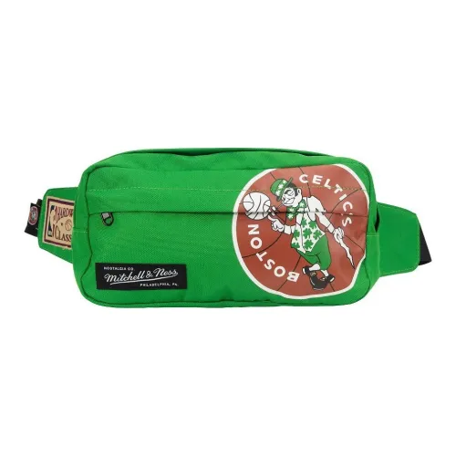 Mitchell & Ness Polyester Shoulder Bag Crossbody Bag Fanny Pack Unisex Green