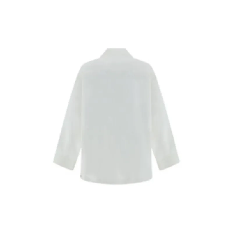 JIL SANDER Logo Tag Long Sleeved Shirt-1