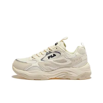FILA Ray Abrasion Resistant Breathable Low Top Casual Shoes Unisex Beige