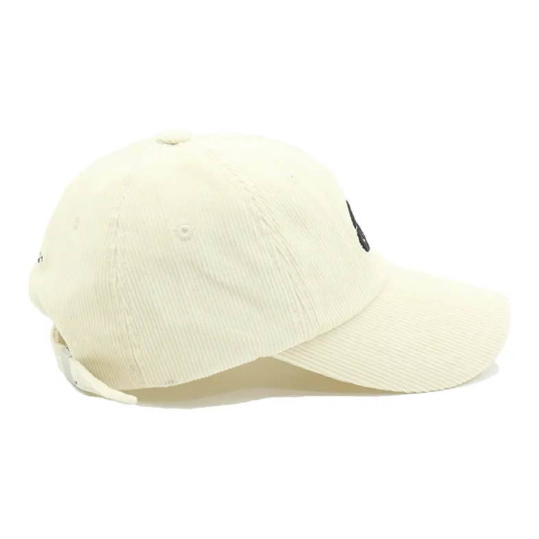 Emis Cotton Baseball Caps Unisex White-2