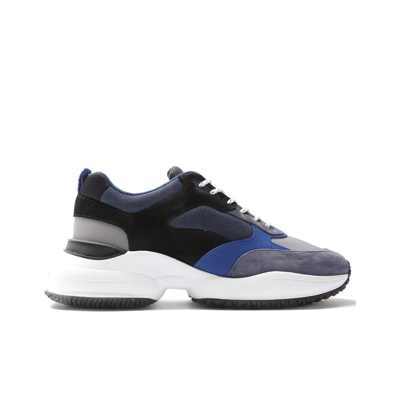 HOGAN Interaction Cushioning Anti-Slip And Wear-Resistant Low-Top Casual Shoes Men's Blue-1