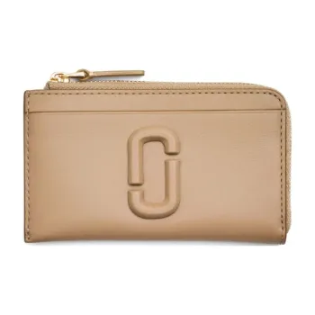 MARC JACOBS Leather Wallet Unisex Camel