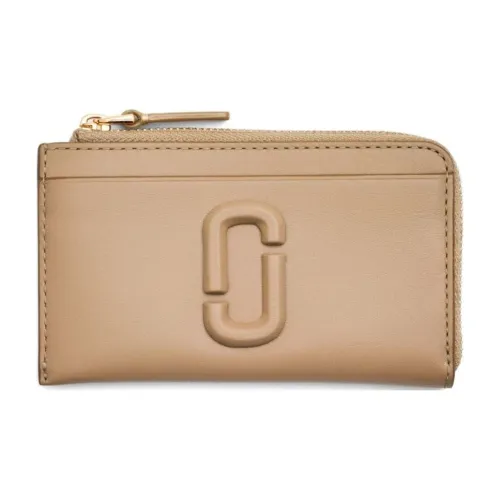 MARC JACOBS Leather Wallet Unisex Camel