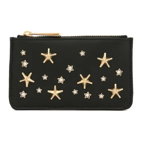 Jimmy Choo Leather Wallet Unisex Black