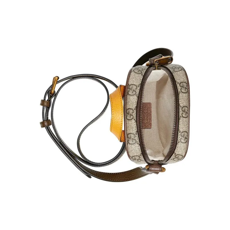 GUCCI Unisex Neo Vintage Monogram Mini Cowhide Single-Shoulder Bag-6