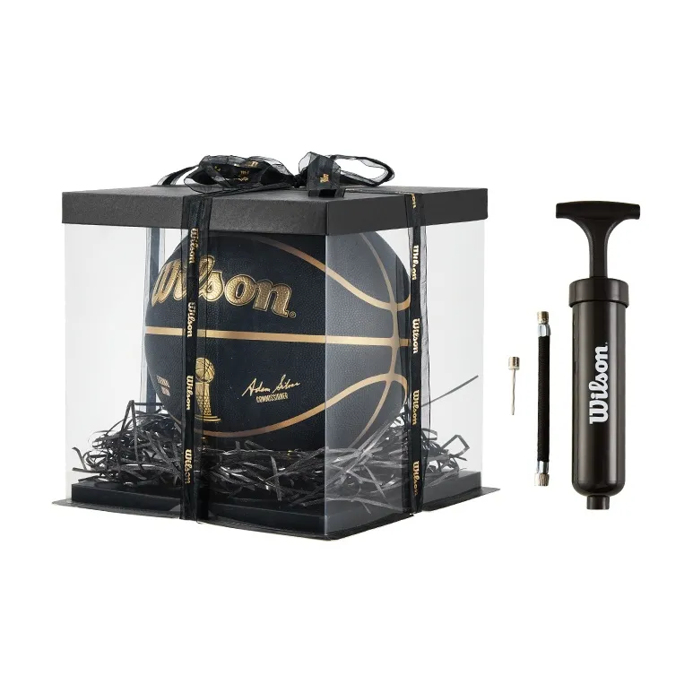 Wilson NBA PU Basketball Black Gold Size 7 Ball Training Unisex-11