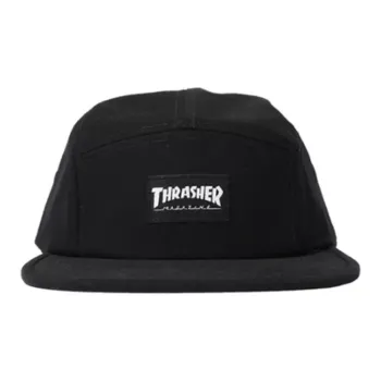 Thrasher Cotton Baseball Caps Unisex Black