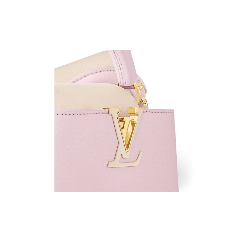 LOUIS VUITTON Capucines Taurillon Leather Shoulder Bag, Crossbody Bag, Handbag Mini Women's Pink-5