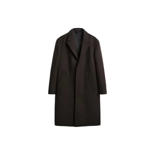 ZARA Coats Men Brown