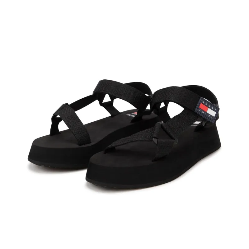 Tommy Hilfiger Beach Sandals Women's Black-1