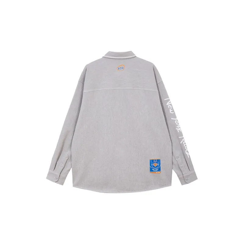 JACK JONES· x NBA JACK&JONESxNBA Shirt Unisex Light Heather Gray-1