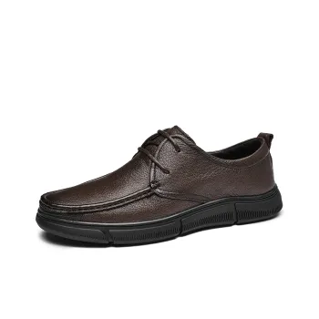 KAISER Men's Casual Shoes Men Low Top Brown/Brown