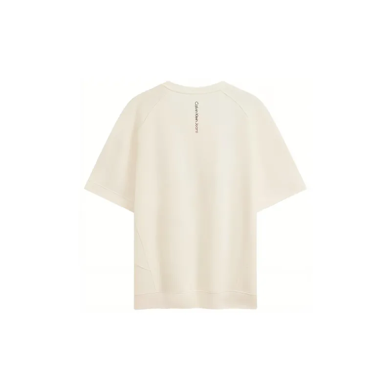 CALVIN KLEIN T Shirt Men's Ecru-1