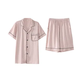 Qin Jing Pajama Set Men's Champagne