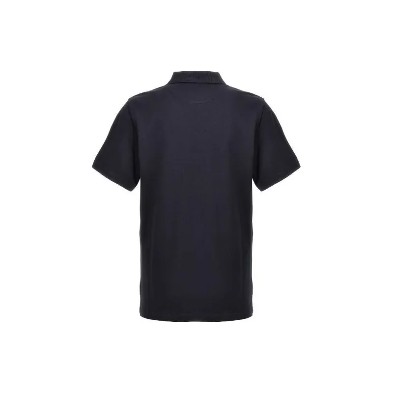 BALLY Logo Embroidered Short Sleeved Polo Shirt-1